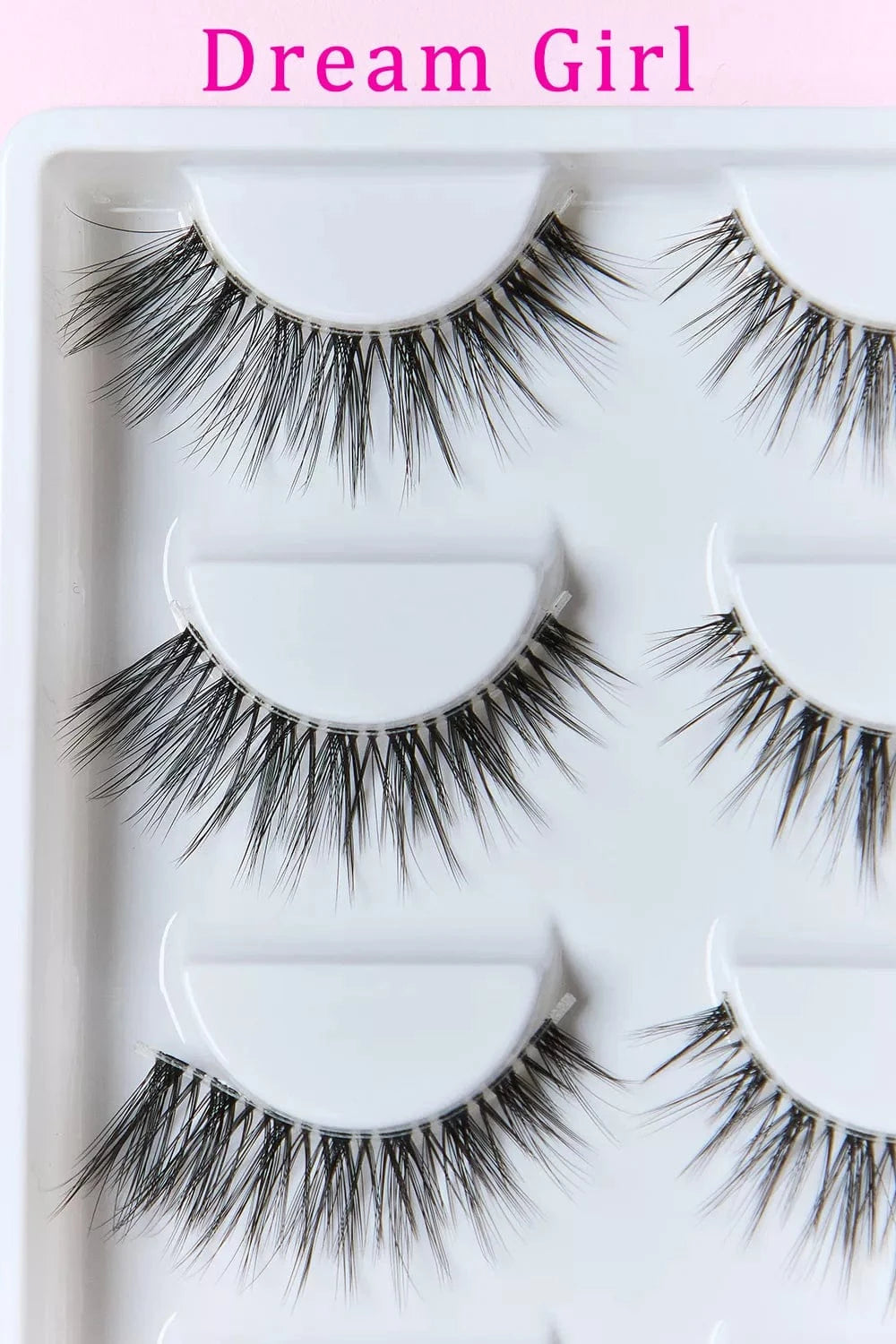 SO PINK BEAUTY Faux Mink Eyelashes 5 Pairs - Fashorio