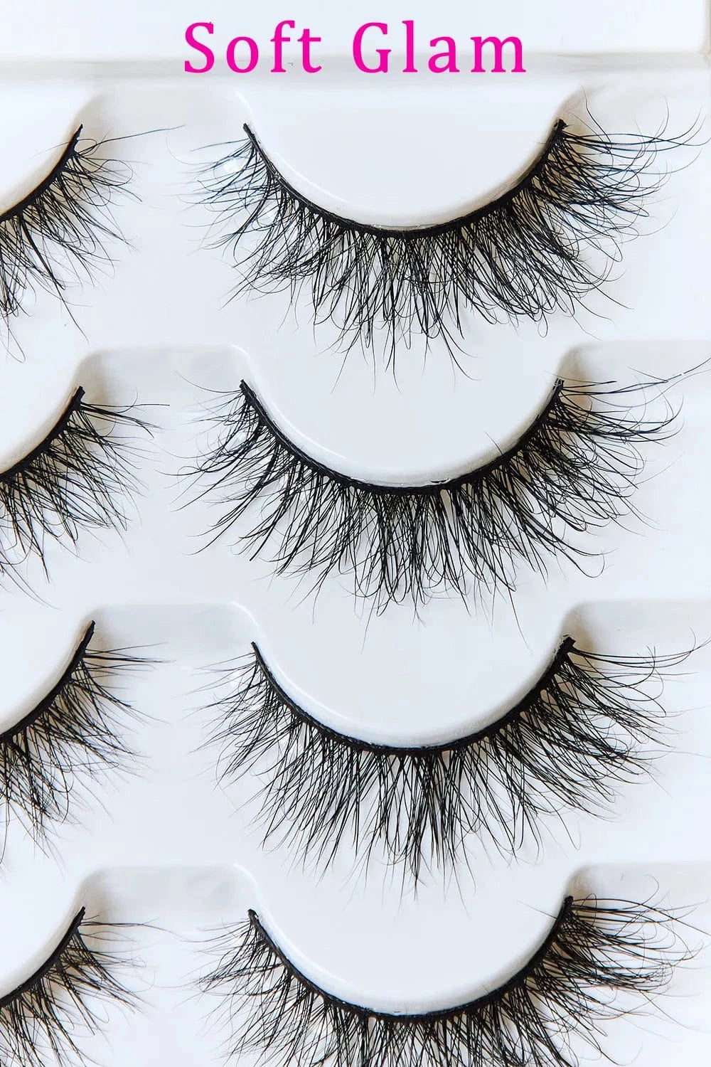 SO PINK BEAUTY Mink Eyelashes 5 Pairs - Fashorio