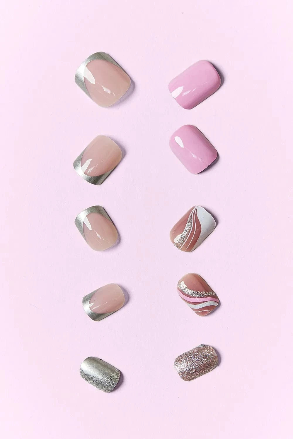 SO PINK BEAUTY Press On Nails 2 Packs - Fashorio