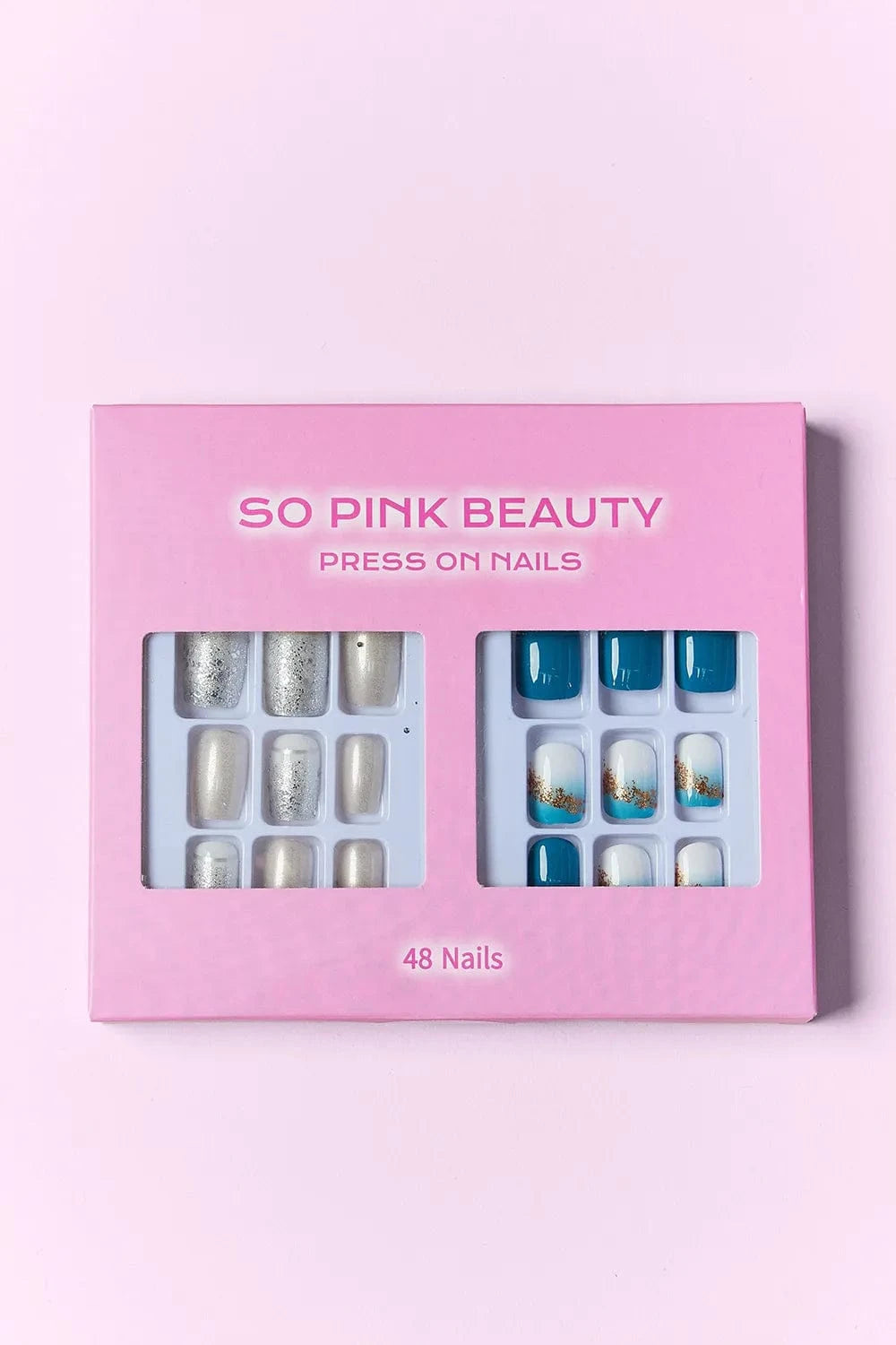 SO PINK BEAUTY Press On Nails 2 Packs - Fashorio
