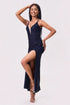 Fashorio Split Sequin Backless Maxi Cami Dress