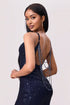 Fashorio Split Sequin Backless Maxi Cami Dress