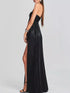 Fashorio Split Sweetheart Neck Tube Maxi Dress