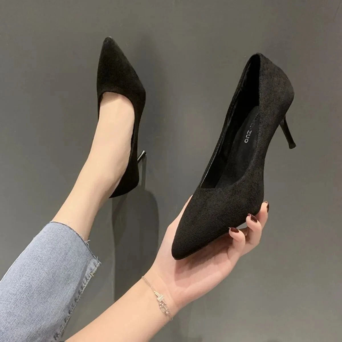 Point Toe Stiletto Pumps Style A - Fashorio