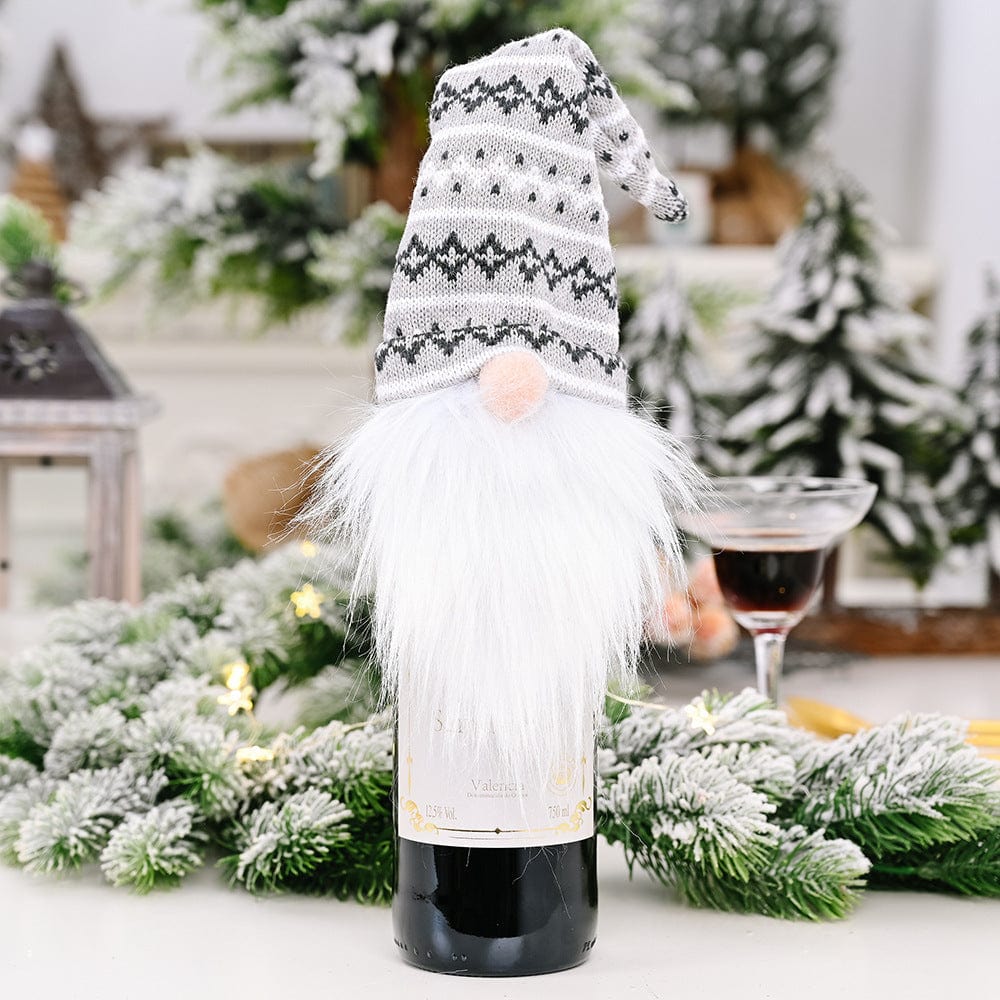 Assorted 2-Piece Wine Bottle Covers Style A One Size - Fashorio