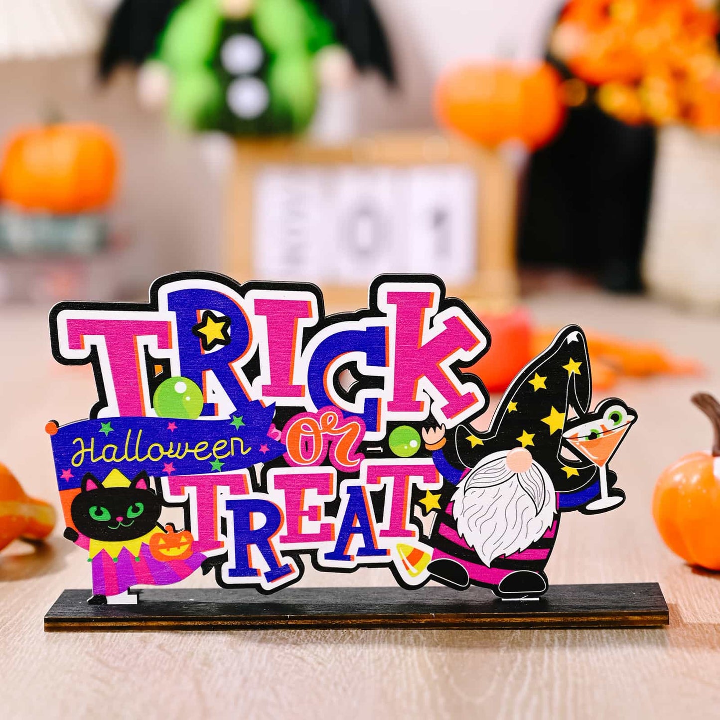 Assorted 2-Piece Halloween Element Ornaments Style C One Size - Fashorio