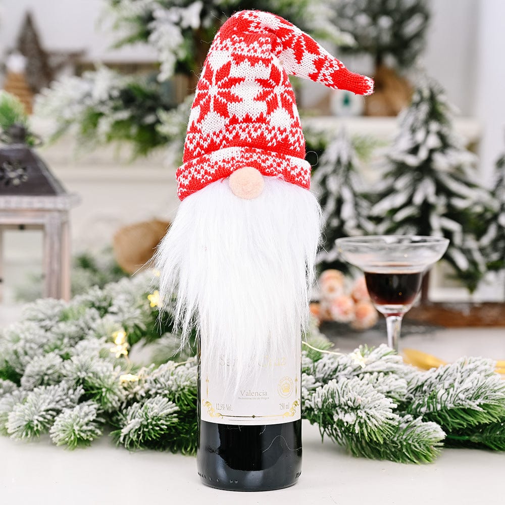 Assorted 2-Piece Wine Bottle Covers Style C One Size - Fashorio