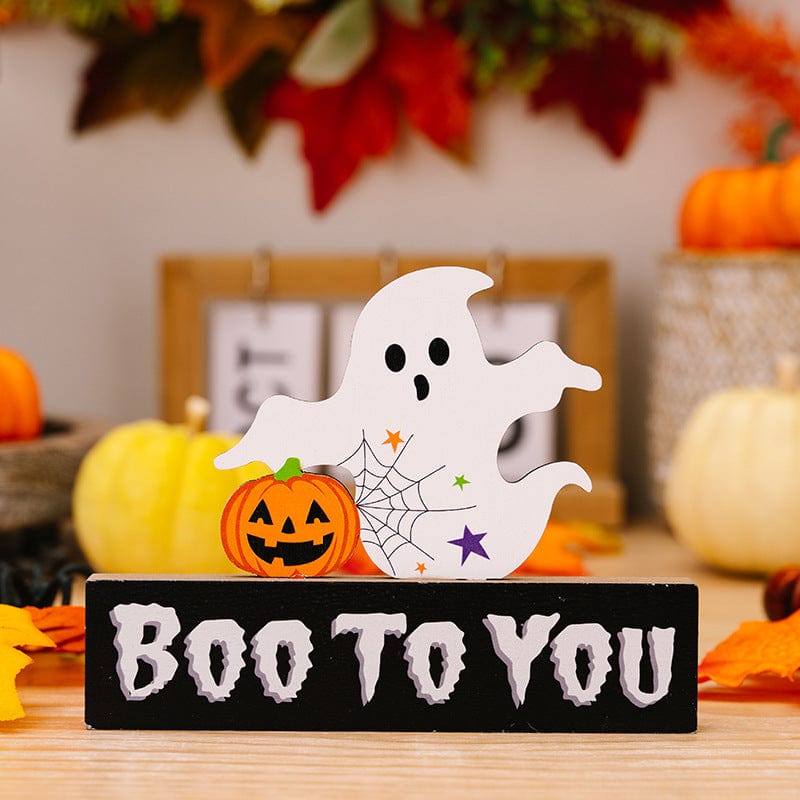 Assorted 2-Piece Halloween Element Ornaments Style D One Size - Fashorio