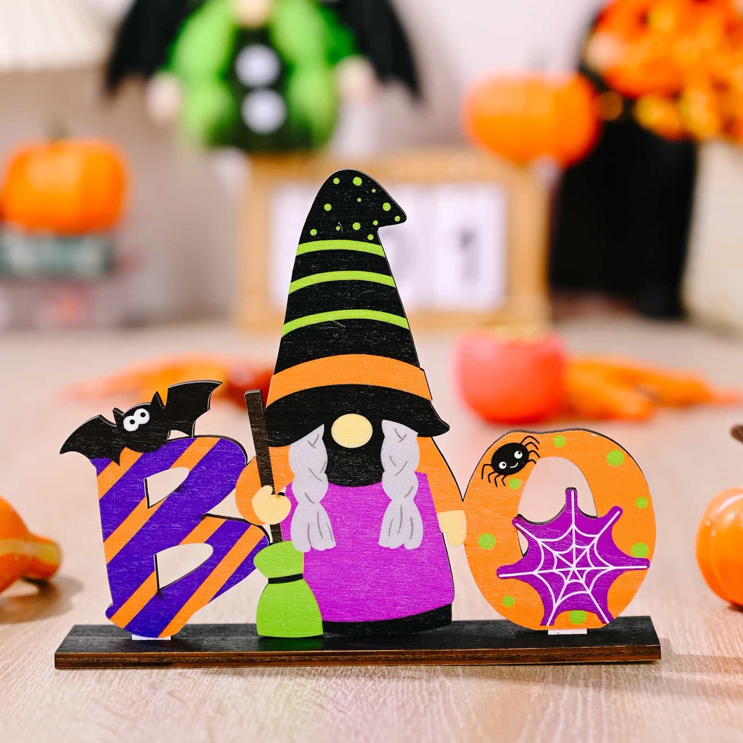 Assorted 2-Piece Halloween Element Ornaments Style F One Size - Fashorio