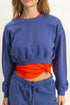 HYFVE Crew Neck Long Sleeve Crop Sweatshirt - Fashorio