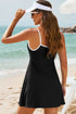 Fashorio Swimwear Contrast Trim Scoop Neck One-Piece Swimwear