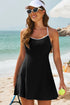 Fashorio Swimwear Contrast Trim Scoop Neck One-Piece Swimwear