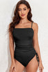 Fashorio Swimwear Drawstring Spaghetti Strap One-Piece Swimwear