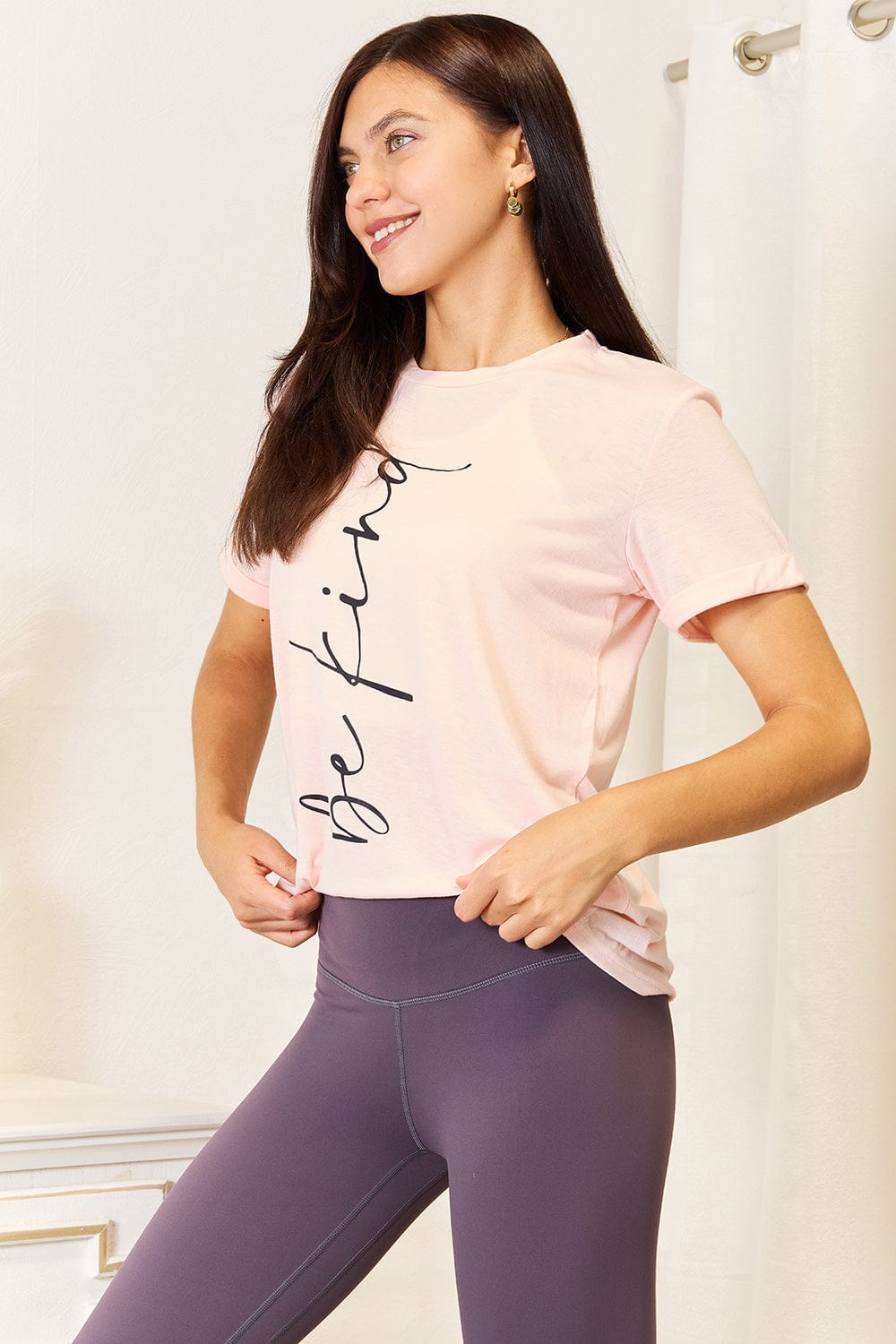Simply Love BE KIND Graphic Round Neck T-Shirt - Fashorio