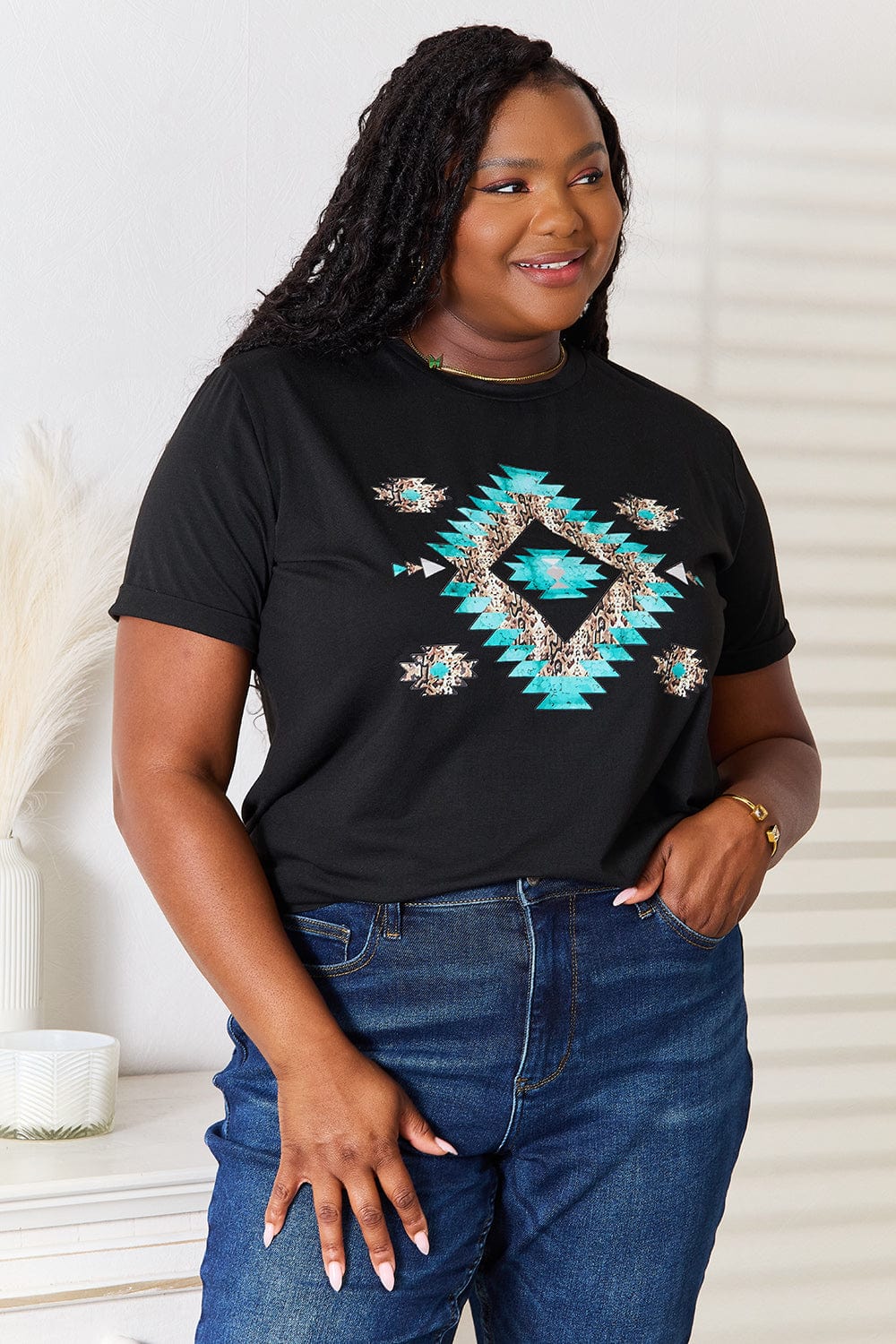 Simply Love Graphic Short Sleeve T-Shirt - Fashorio