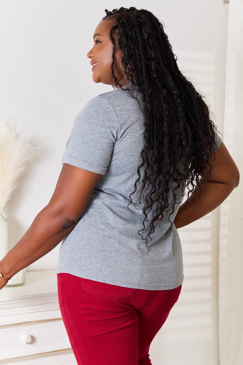 Simply Love I'M NOT GETTING READY TODAY Graphic T-Shirt - Fashorio