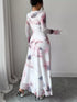 Fashorio Tie-Dye Long Sleeve Maxi Dress