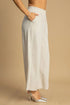 Umgee Full Size High Waisted Embellished Linen Pants Plus Size - Fashorio