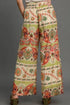 Umgee Full Size Wide Leg Border Print Pants Plus Size - Fashorio