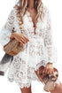 Fashorio V-Neck Lace Cover-Up Dress