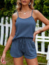 Fashorio Waffle Knit Cami and Shorts Set