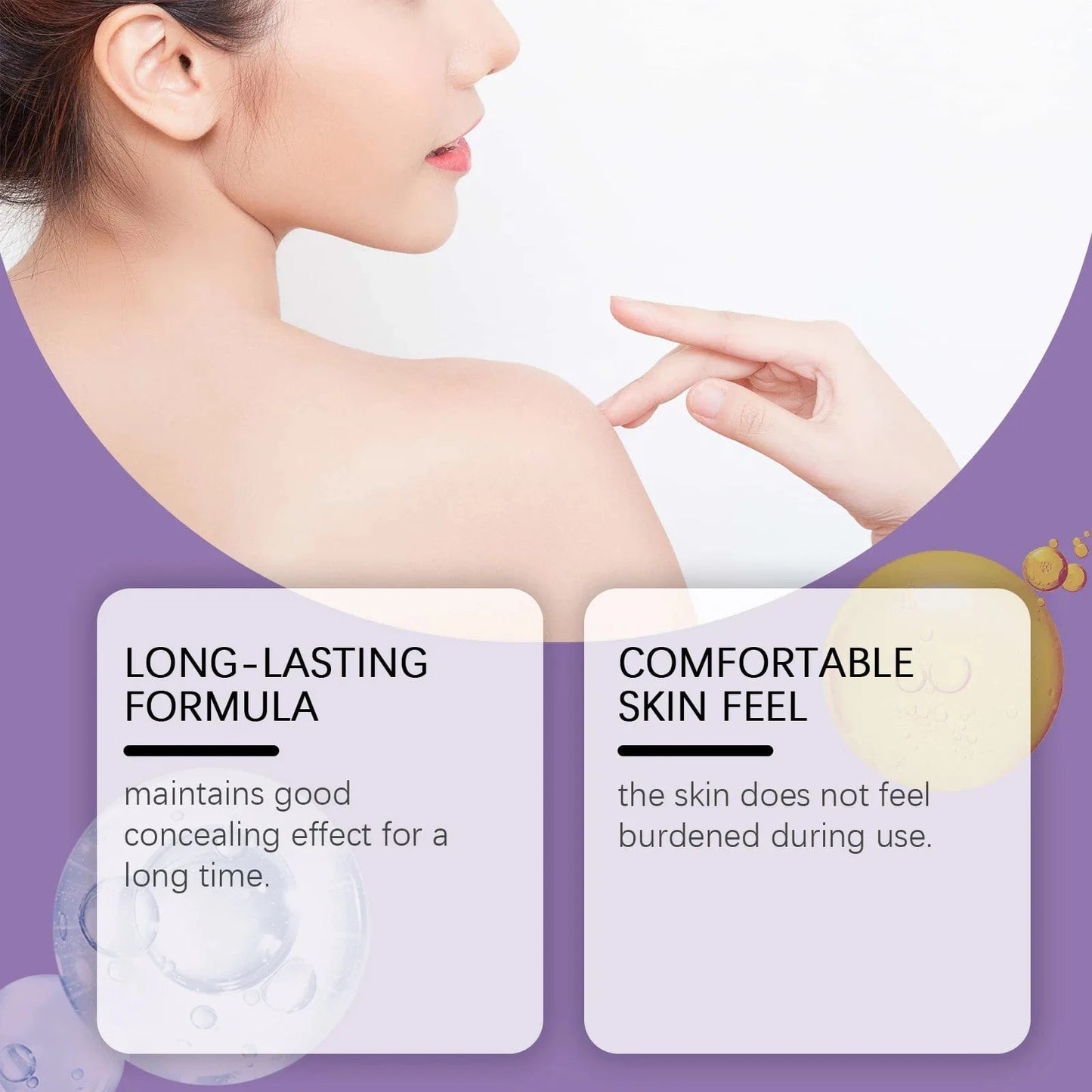 Waterproof Body Makeup Concealer with Brush - Fashorio