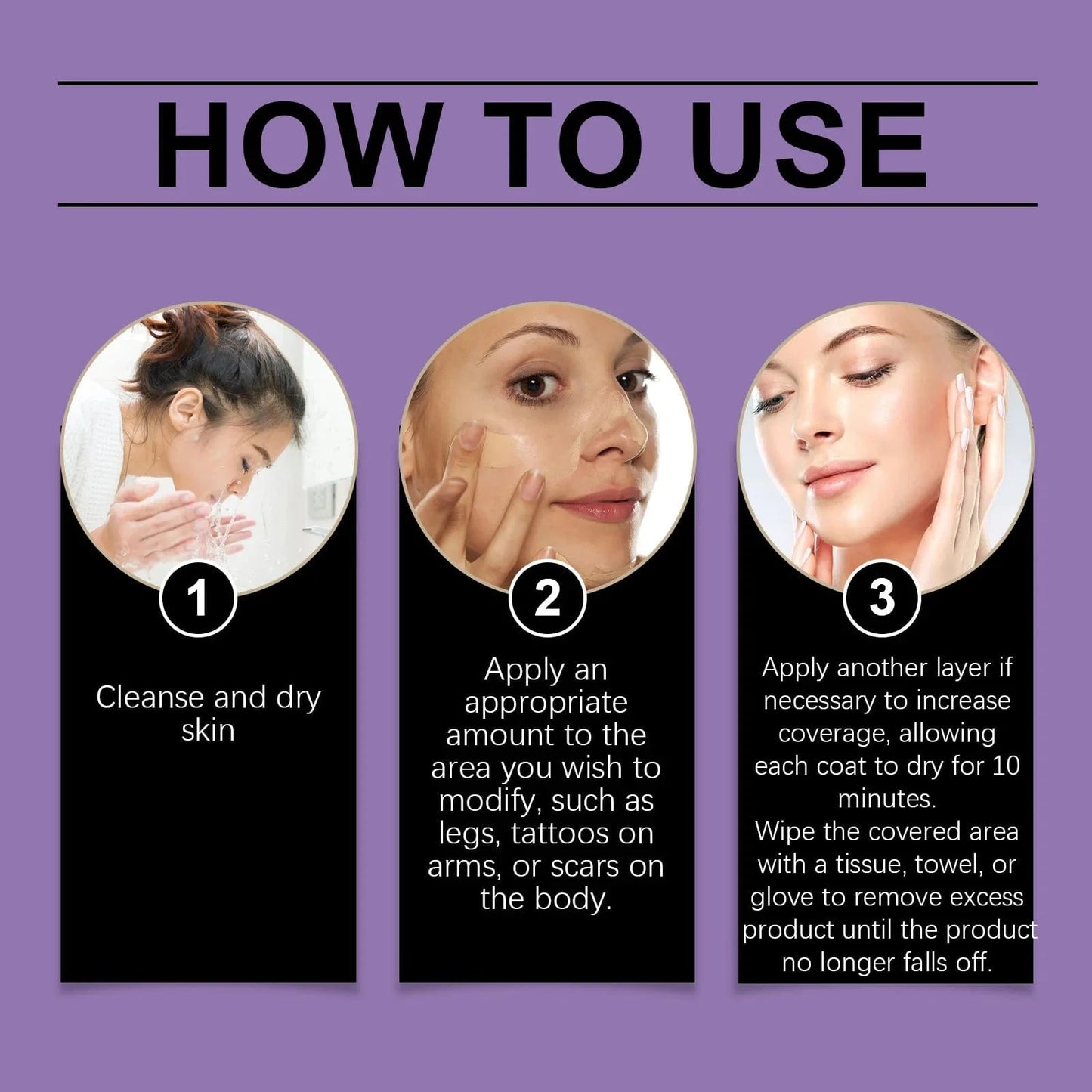 Waterproof Body Makeup Concealer with Brush - Fashorio