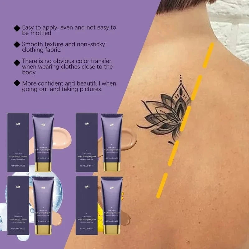 Waterproof Body Makeup Concealer with Brush - Fashorio