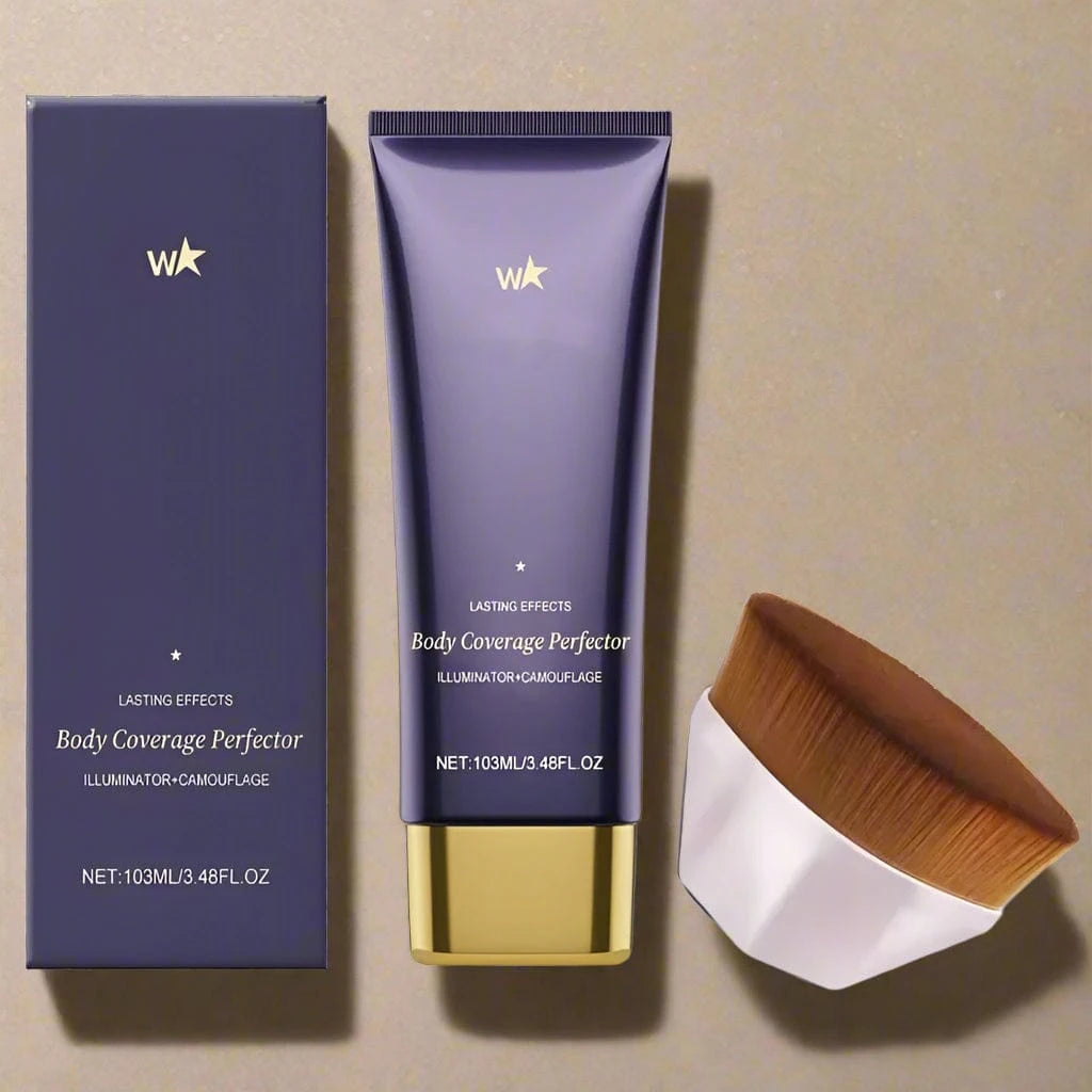Waterproof Body Makeup Concealer with Brush - Fashorio