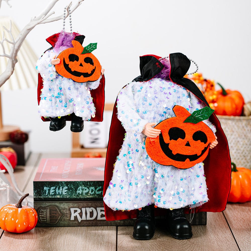 Two-Piece Sequin Halloween Hanging Widgets White One Size - Fashorio