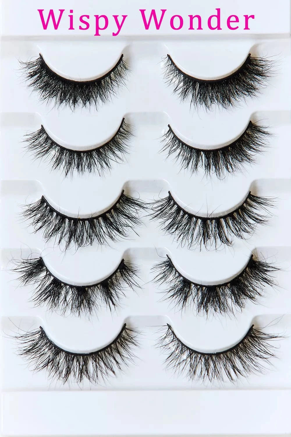 SO PINK BEAUTY Mink Eyelashes Variety Pack 5 Pairs - Fashorio
