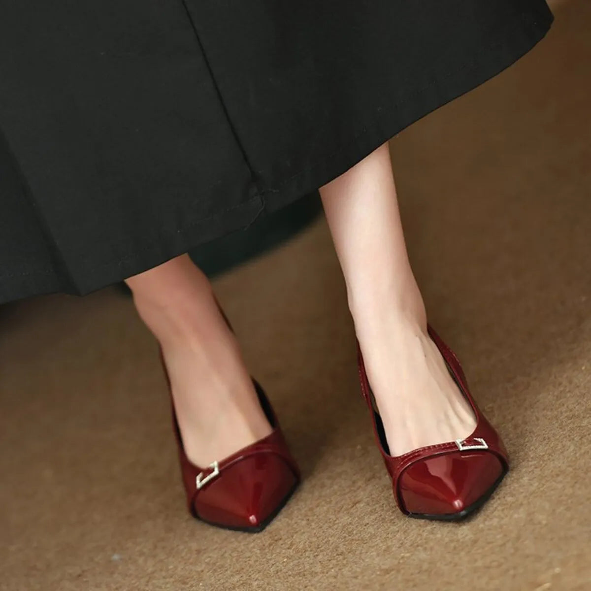Pointed Toe Slingback Pumps - Fashorio