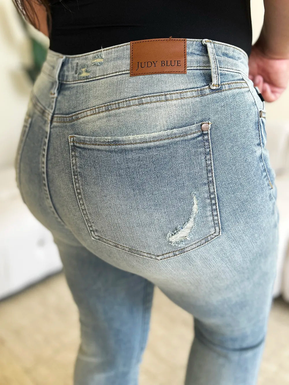 Judy Blue Full Size Mid Rise Flare Jeans - Fashorio