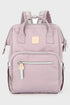 Himawari Waterproof Canvas Backpack Bag with Side Pockets Lavender One Size - Fashorio