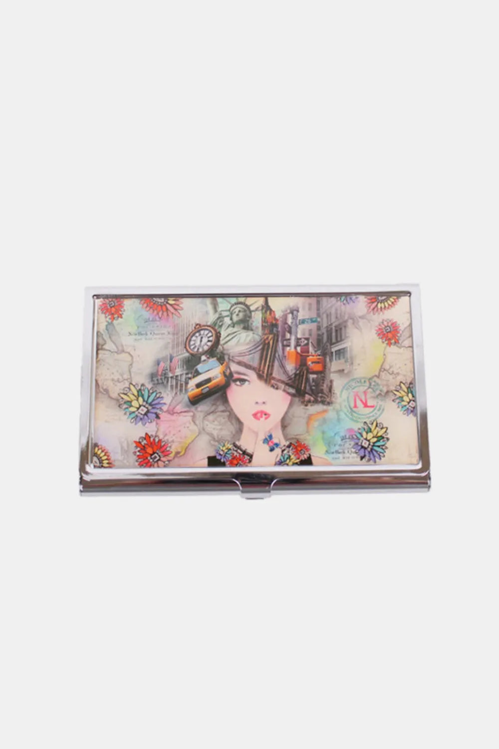 Nicole Lee USA Printed Business Card Case New York One Size - Fashorio