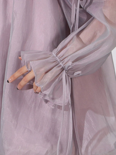 Ruffled Off-Shoulder Flounce Sleeve Blouse - Fashorio