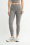 MONO B Venice Cloud Light Sculpt High-Waisted Leggings NEW PEWTER - Fashorio