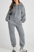 Women’s Hooded Jogger Set – Casual 2 Piece Outfit Gray - Fashorio