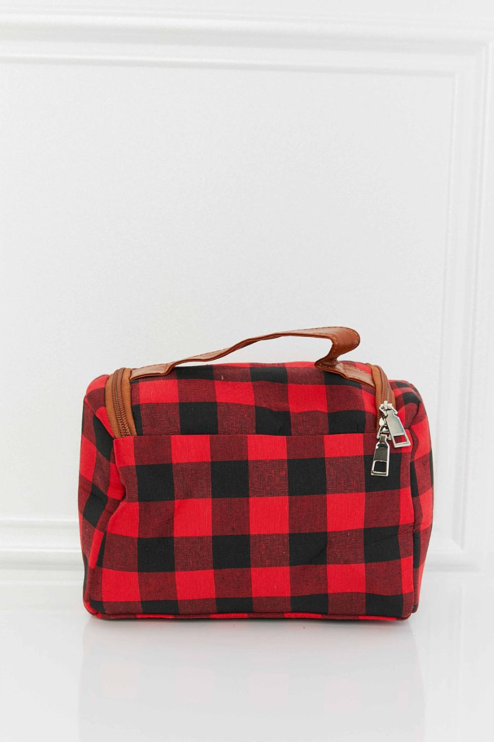 Printed Makeup Bag with Strap - Fashorio