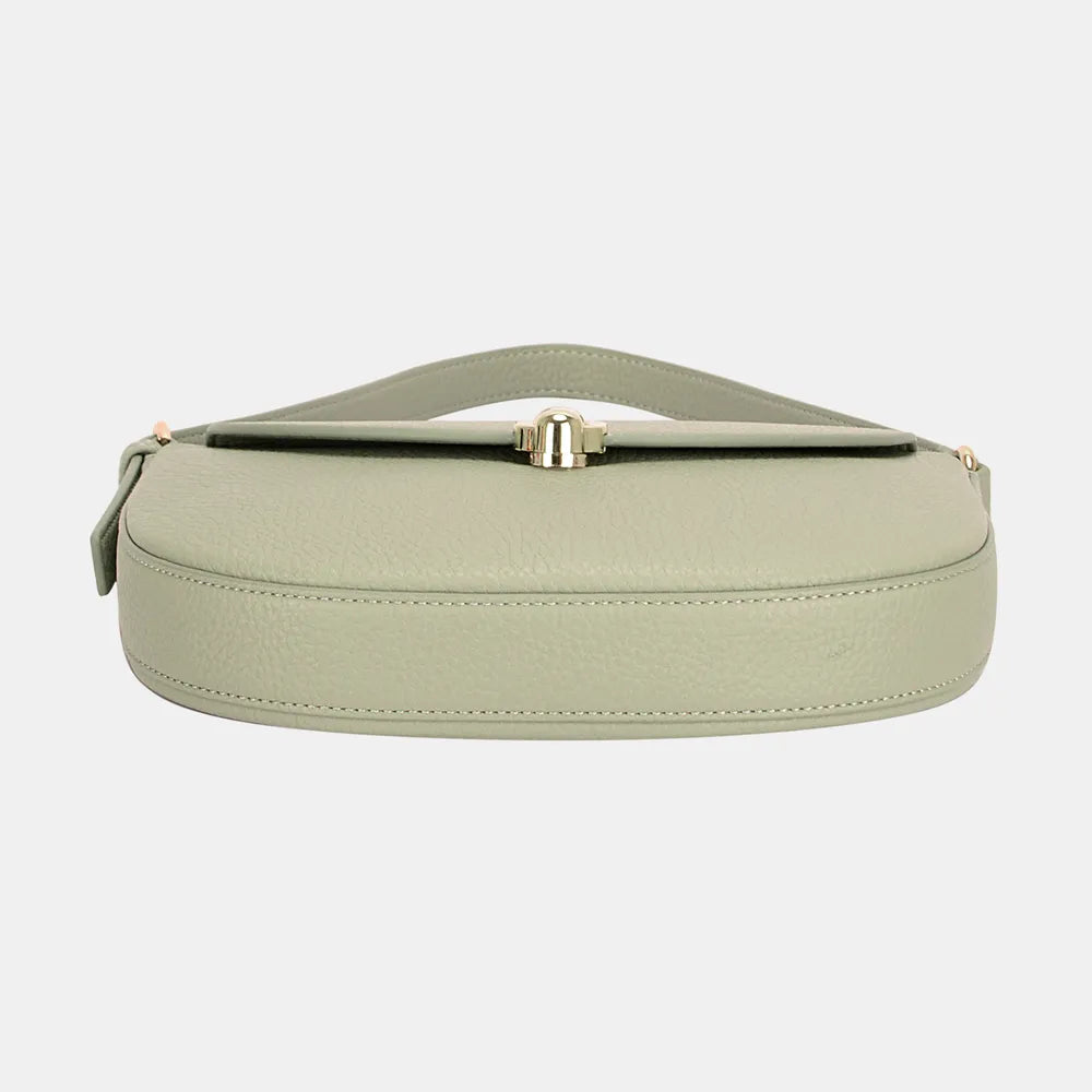 David Jones Metal Buckle Shoulder Bag - Fashorio