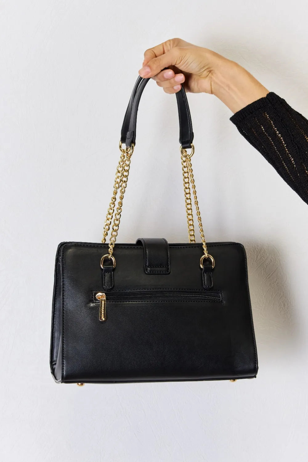 David Jones Quilted PU Leather Handbag - Fashorio