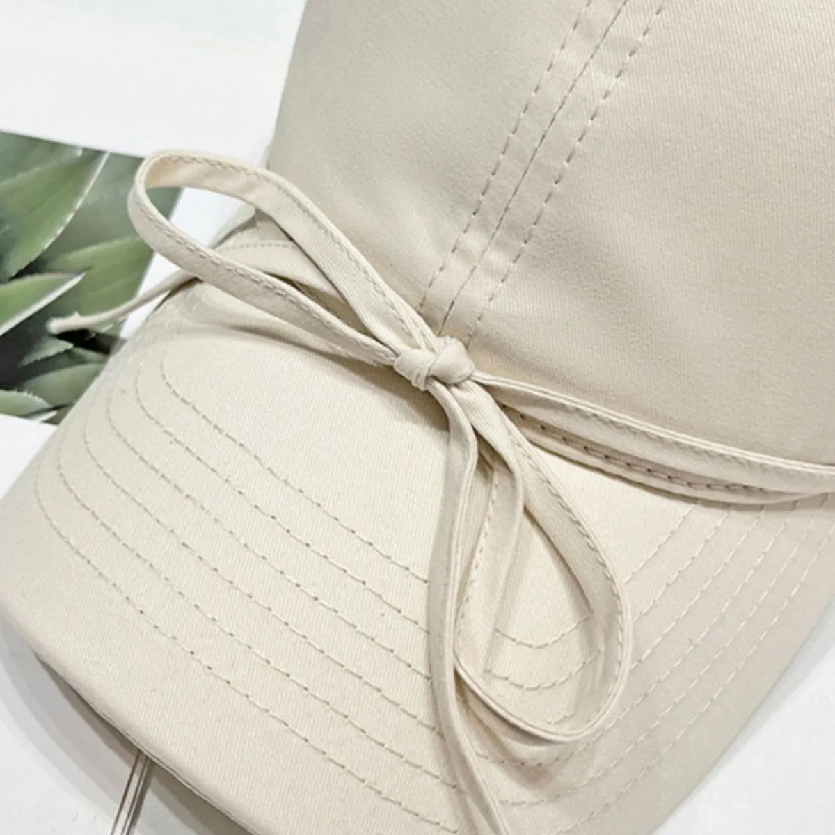 Bow Solid Color Baseball Cap - Fashorio
