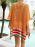 Crochet V-Neck Cover-Up Dress - Fashorio