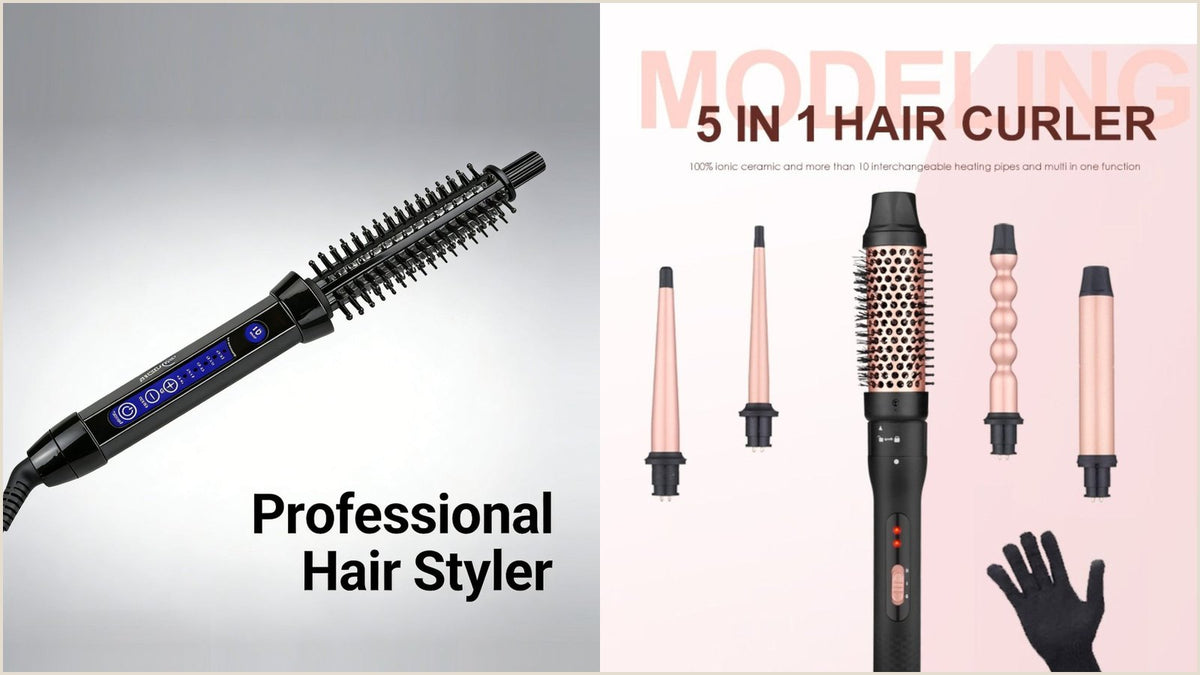 Ceramic curling iron with a 25 millimetre automatic rotating barrel, the best curling iron for short hair pick in the Fashorio curling iron range.