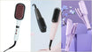 Ceramic electric hot comb for natural hair with anti scald teeth and an adjustable heat control handle