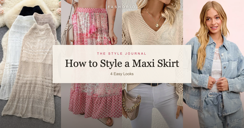 How to Style a Maxi Skirt, a Fashorio pick