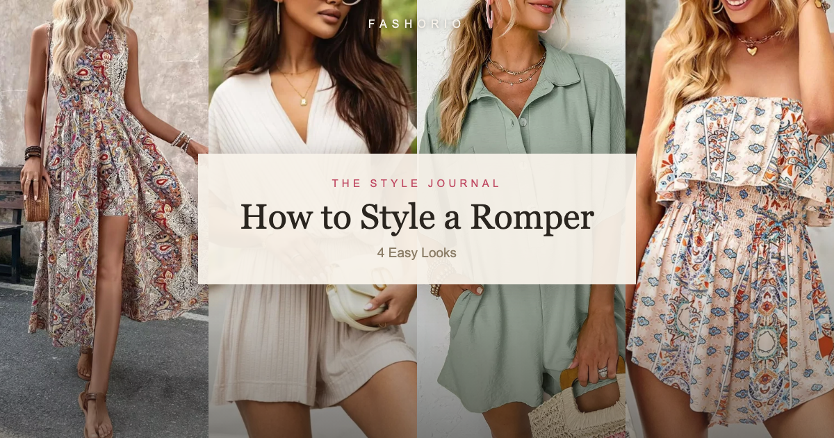 How to Style a Romper, a Fashorio pick