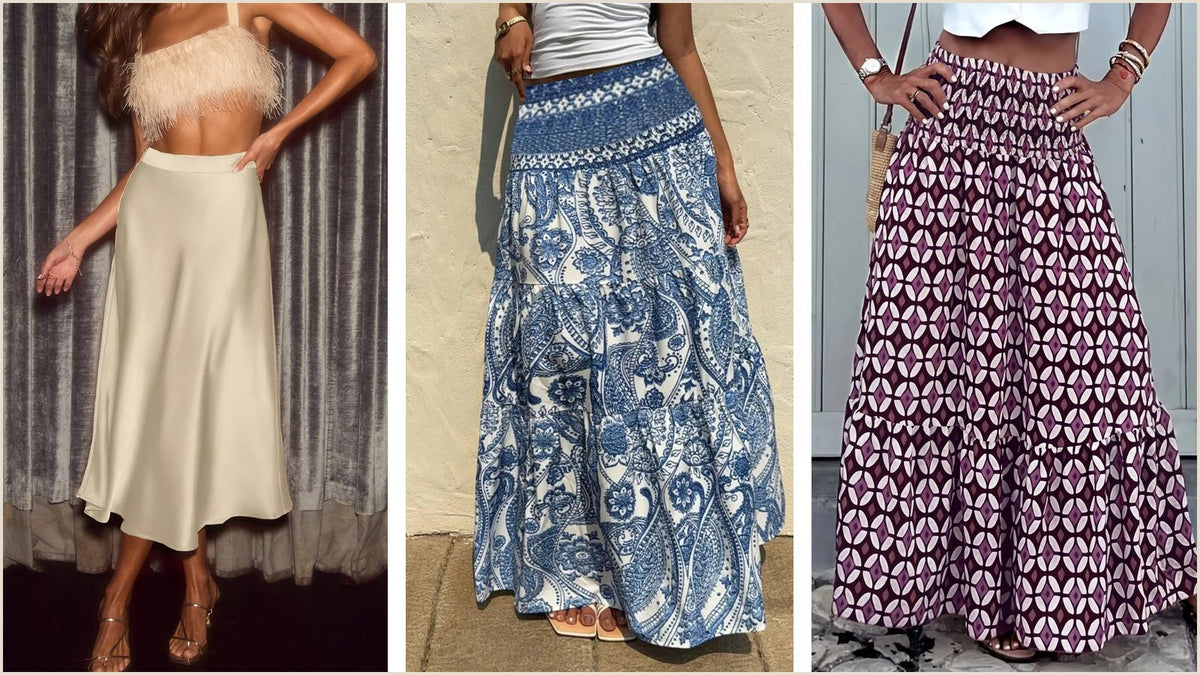 Skirt Silhouettes Gaining Popularity This Year: Column, Bubble and Full Circle product picks