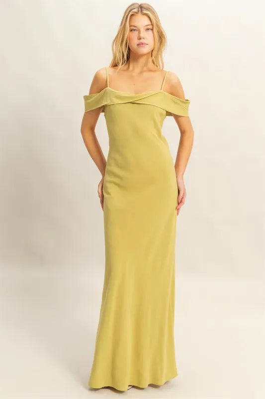 HYFVE flattering fit cami maxi dress full length view