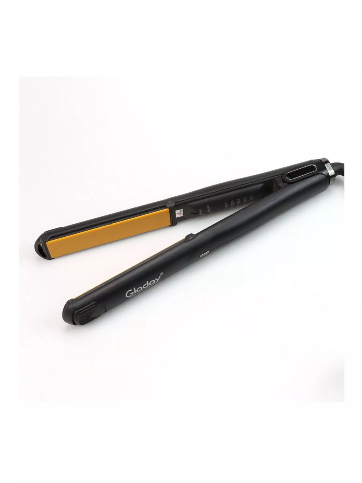 Hair straightener heating plates detail